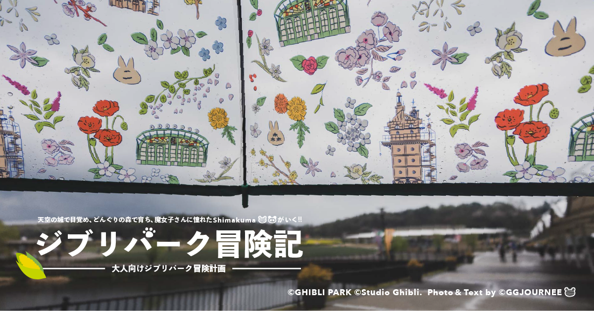 【著者撮影】ジブリパークで購入したビニール傘もかわいい絵柄